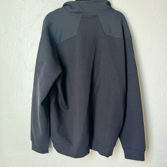 NWT Hugo Boss grey quarter zip sweatshirt size XXXL - Picture 10 of 11